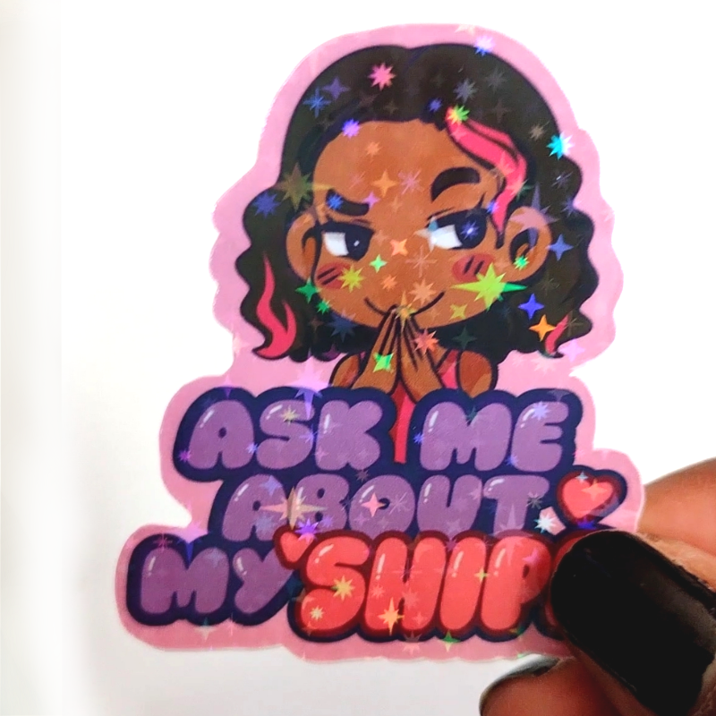 Ask Me About.. Sticker Series