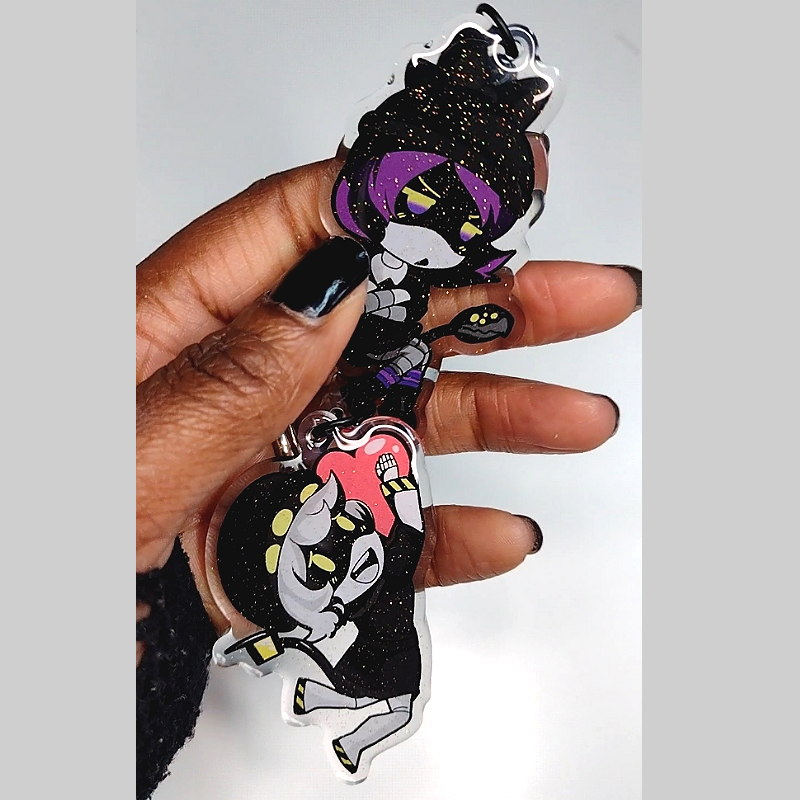 Murder Drones Double Charms ( 4 sets )