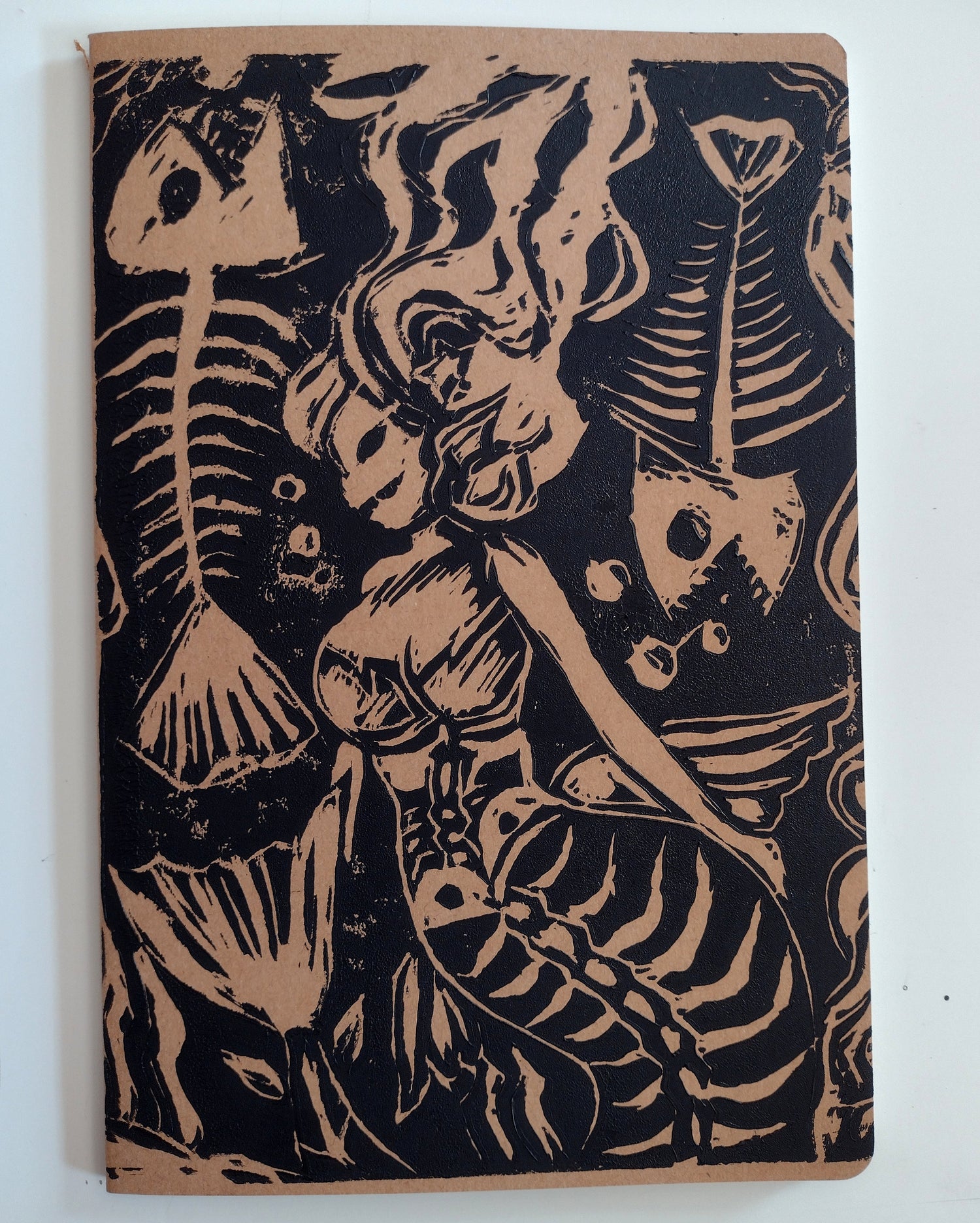 Linocut - Notebooks