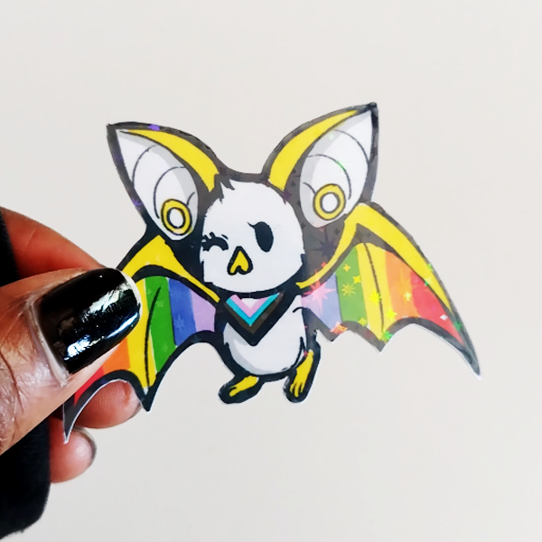 Pride Bat Stickers