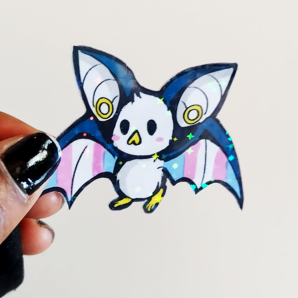 Pride Bat Stickers