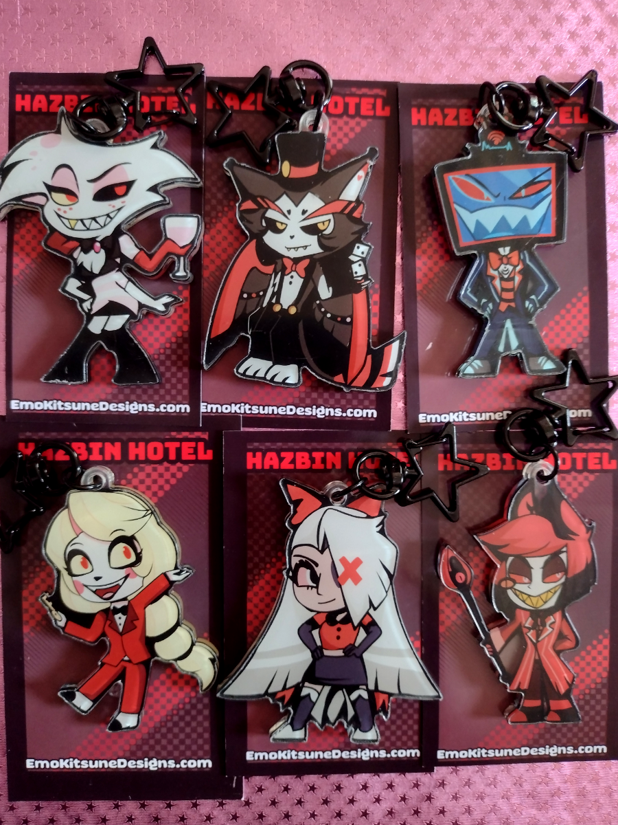 Hazbin Hotel Charms