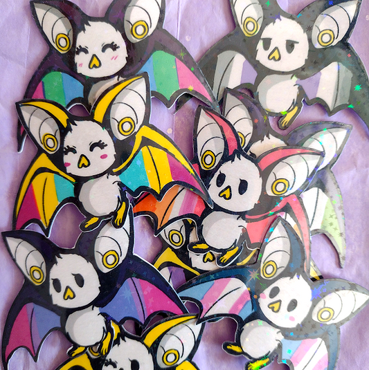 Pride Bat Stickers