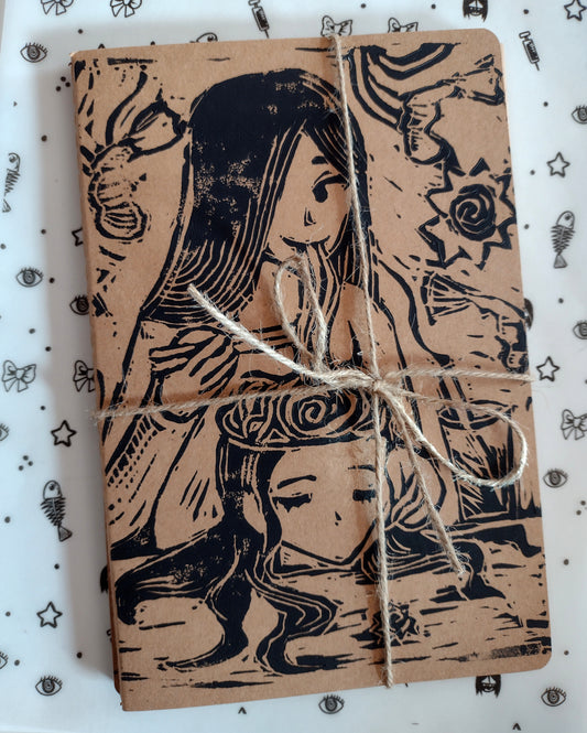 Linocut Notebook Set - Ramen Head