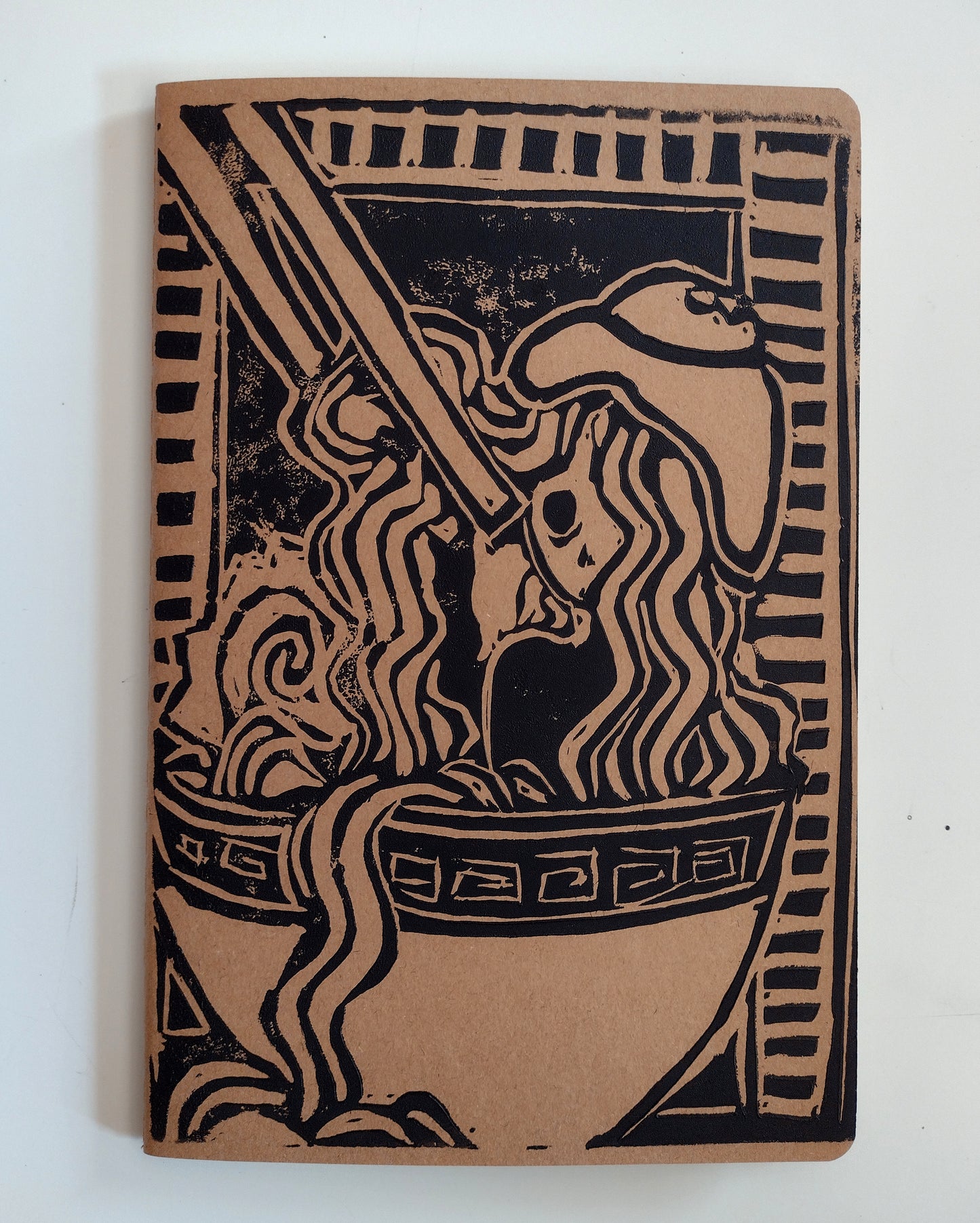Linocut Notebook Set - Ramen Head