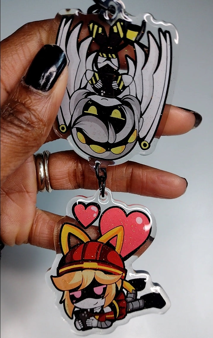 Murder Drones Double Charms ( 4 sets )